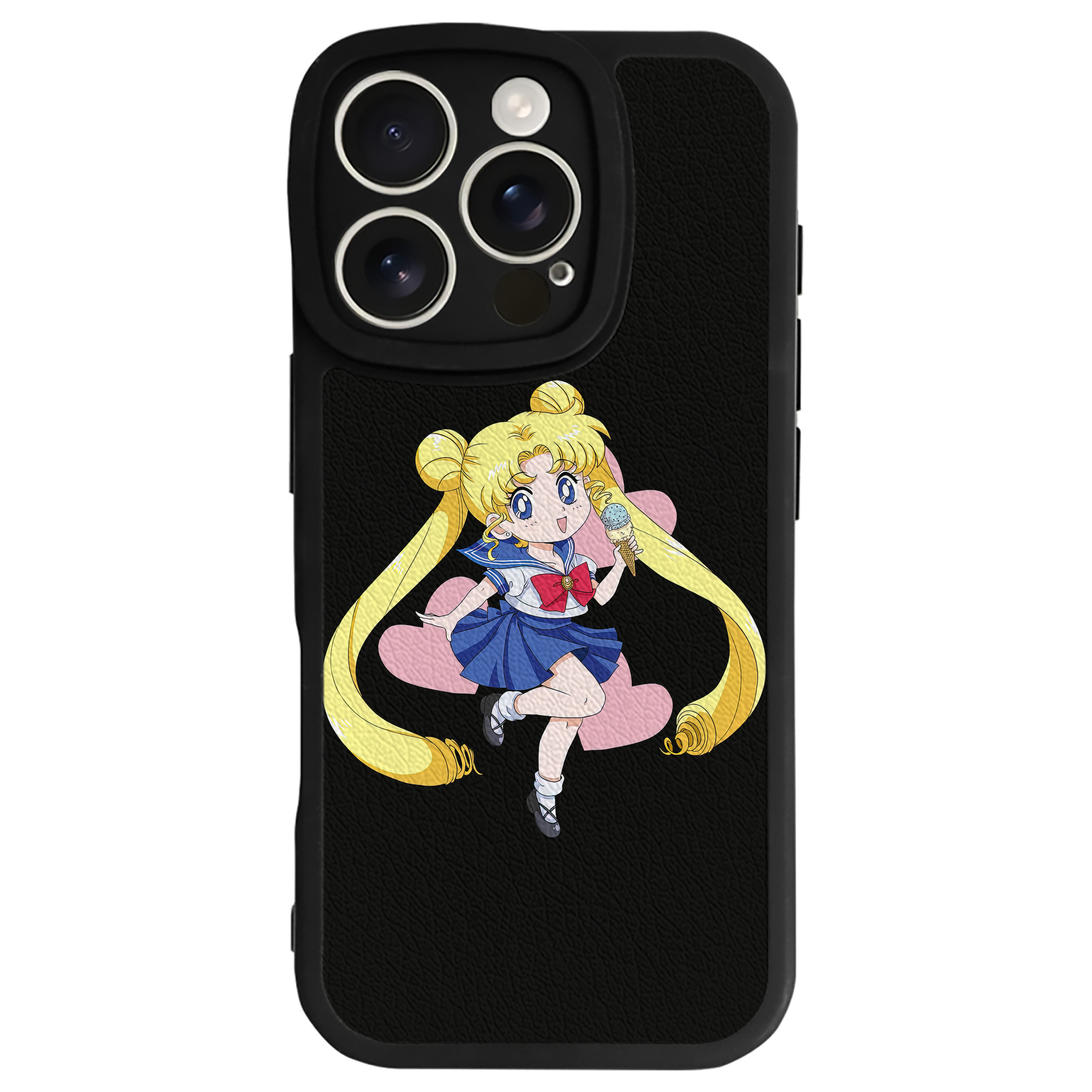 （画像用） 美少女戦士セーラームーン 愛野 美奈子 あいの みなこ Sailor Moon Aino Minako 【iPhone 16シリーズ対応】シリコンスマホケース（レザー調） 材質：シリコン